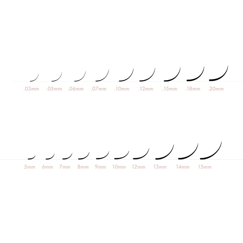 C Curl Single Length Trays